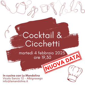 NEW!! Cocktail e cicchetti - 4 febbraio 2025