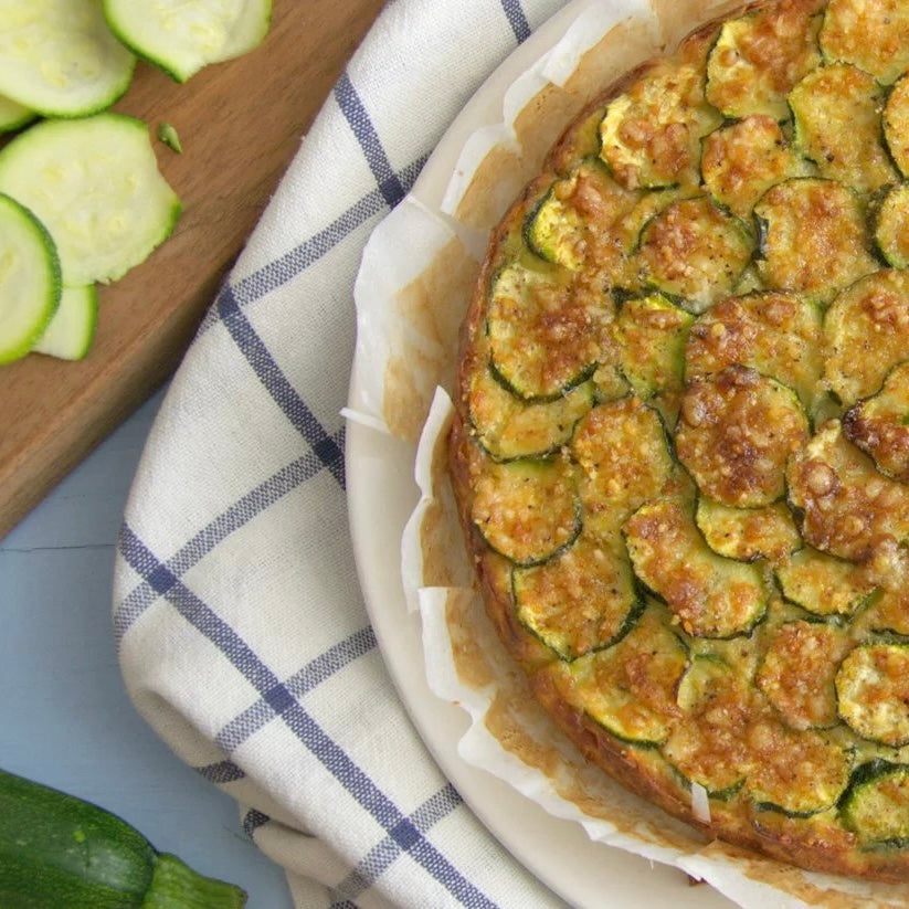 Quiche vegana con carote e zucchine