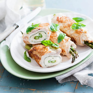 Rollatine di pollo con asparagi